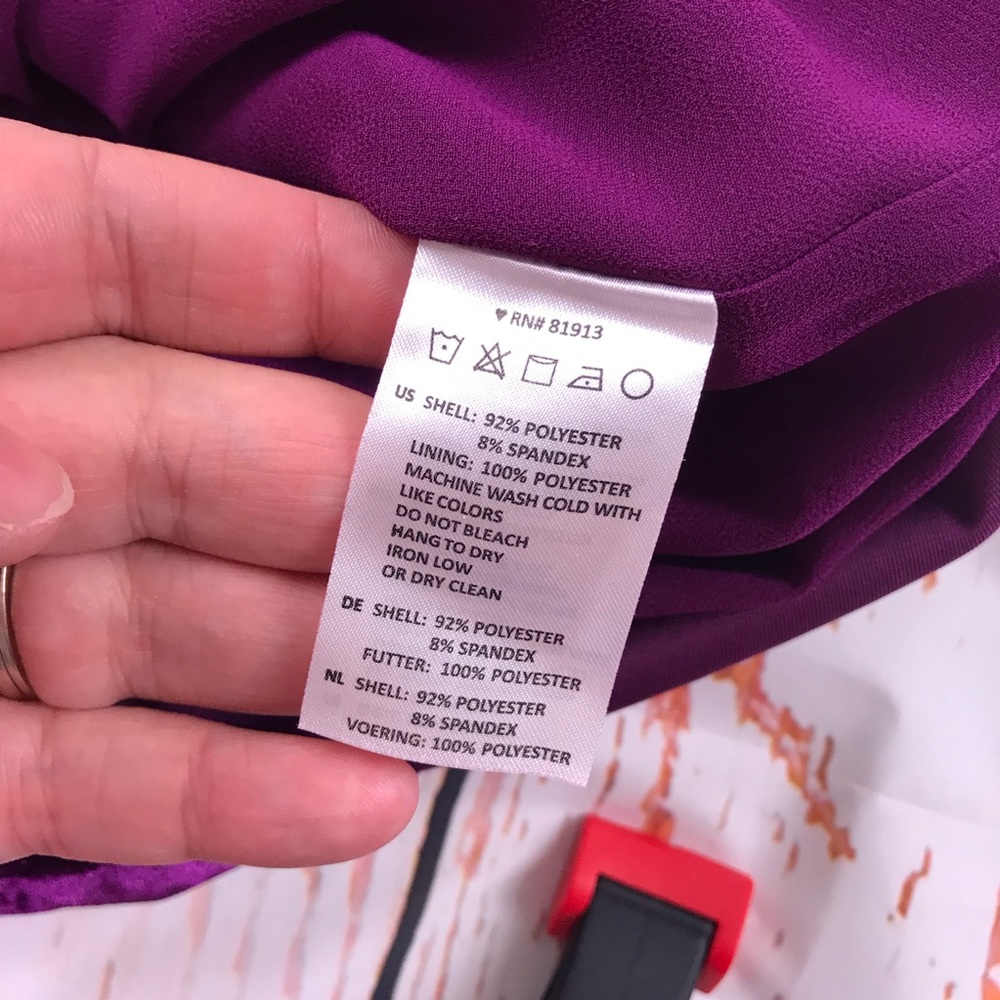 Cooper & Ella Purple Velvet Off the Shoulder Top - Picture 8 of 8